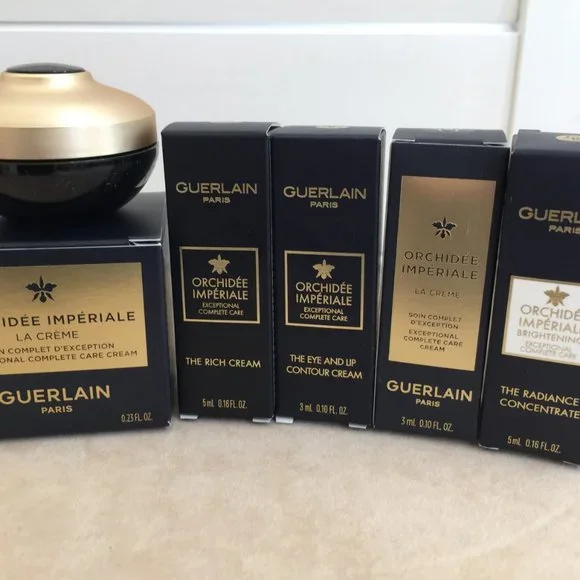 GUERLAIN Orchidee Imperiale 5x Eye Cream Serum Radiance Concentrate Deluxe New